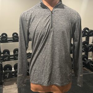 Nike running dry fit men’s extra large pullover, long sleeve with zipper